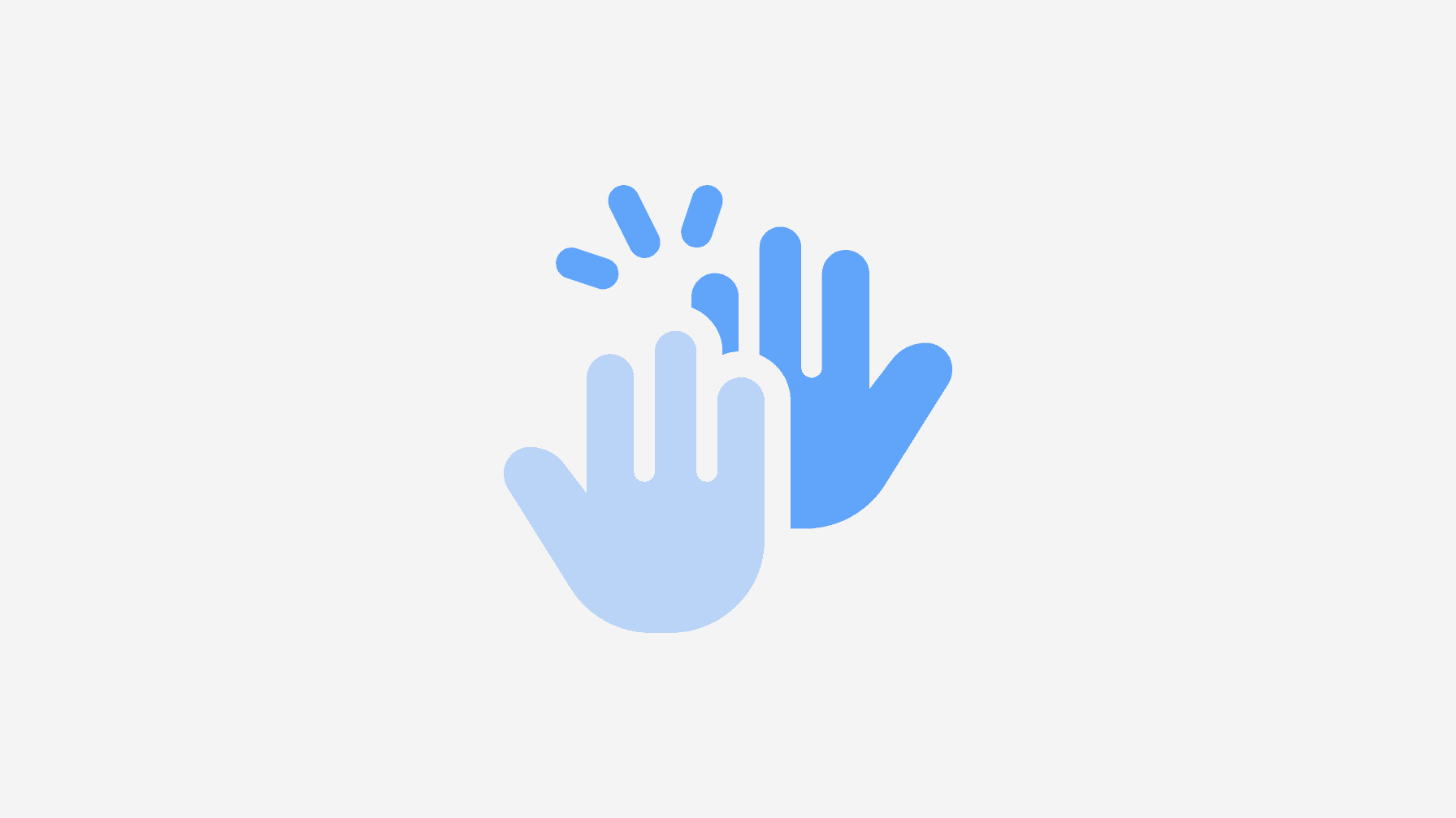 Two hands giving a high five